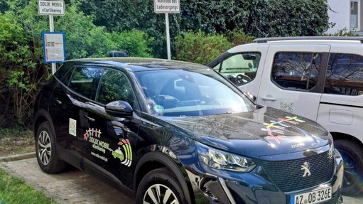 Stellplatz in Oppenheim für neues E-Carshing-Angebot der Energiegenossenschaft SOLIX ENERGIE aus Bürgerhand Rheinhessen eG